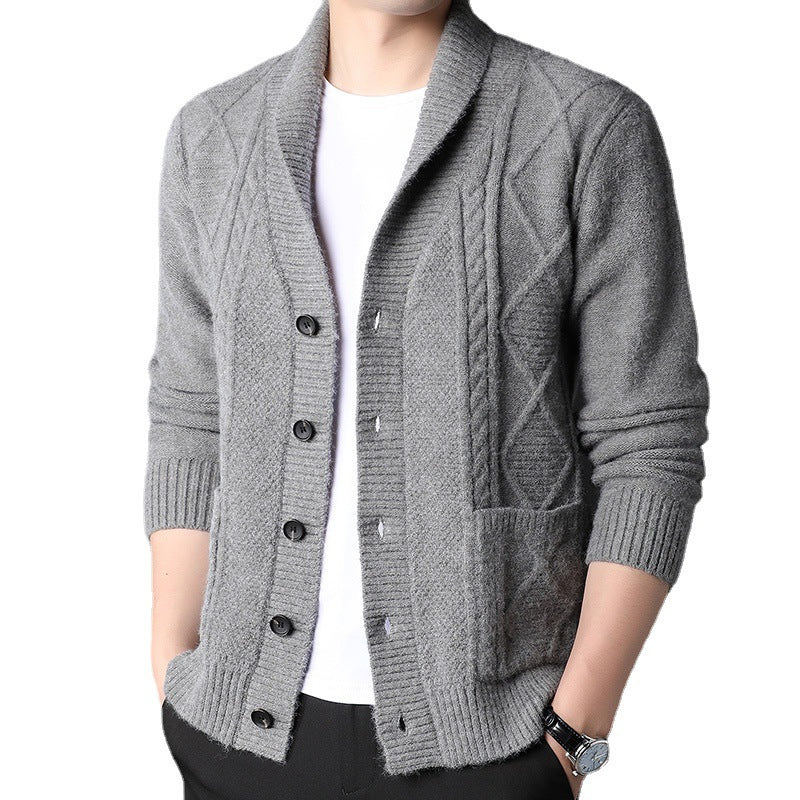 Men’s 2024 Korean Style V-Neck Cardigan