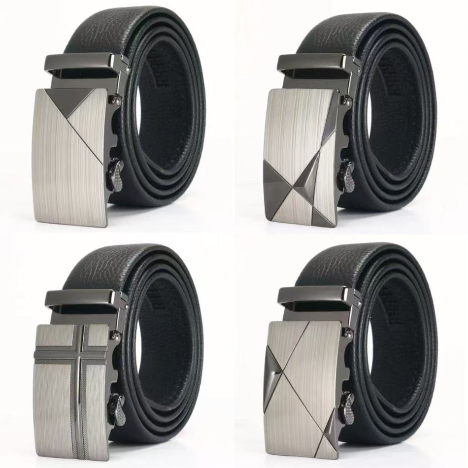 Men’s Imitation Leather Belt – Automatic Buckle Trendy Style