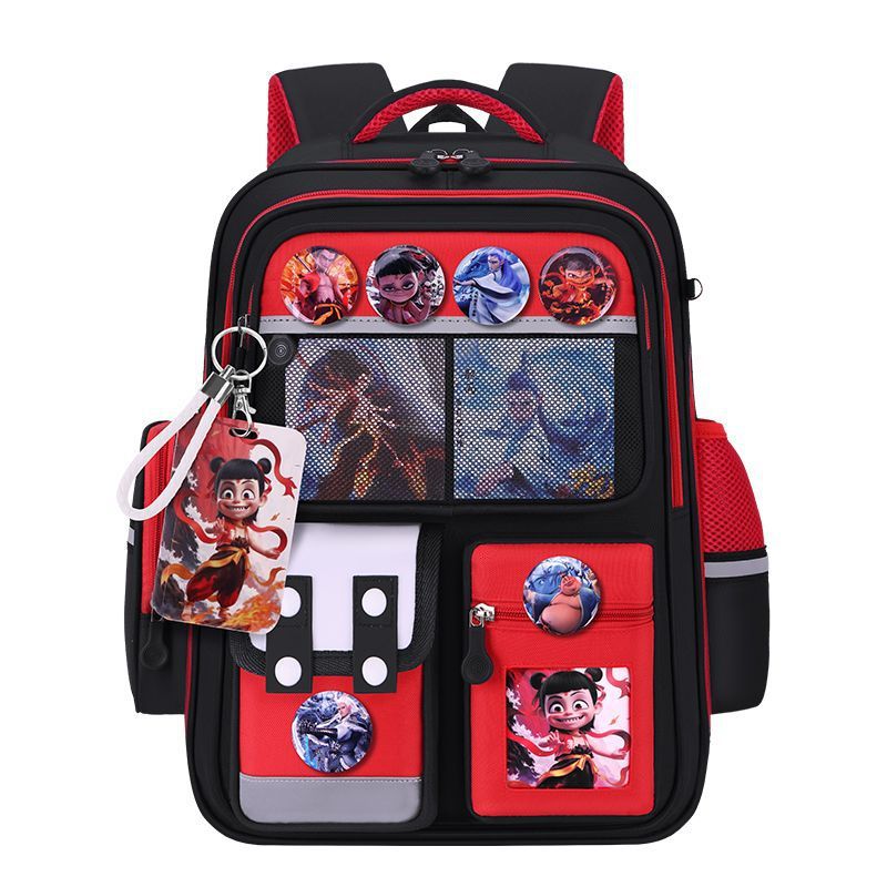 Nezha Aobi Large Capacity Spine Protection Schoolbag