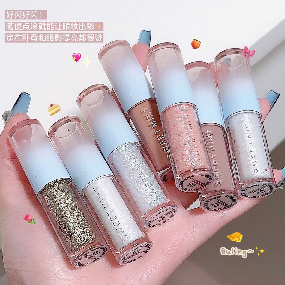 Sweet Mint Galaxy Sparkling Liquid Eyeshadow