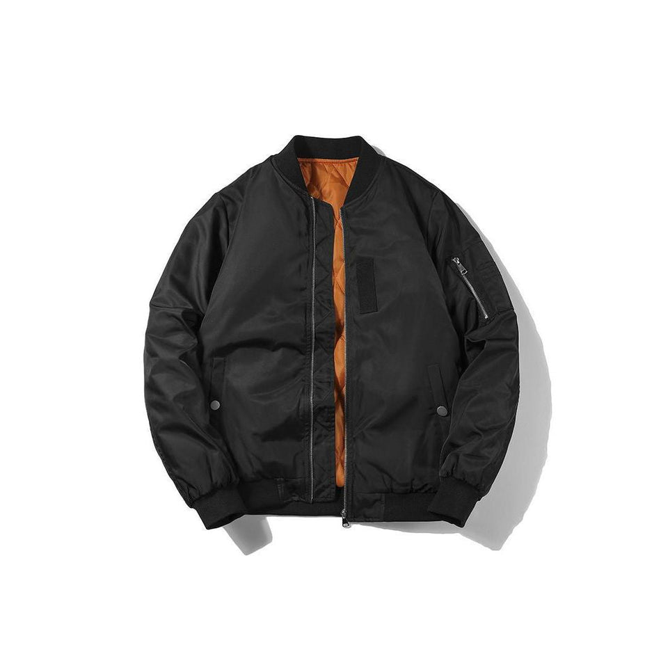 Men’s Korean-Style Pilot Jacket – Autumn & Winter Casual