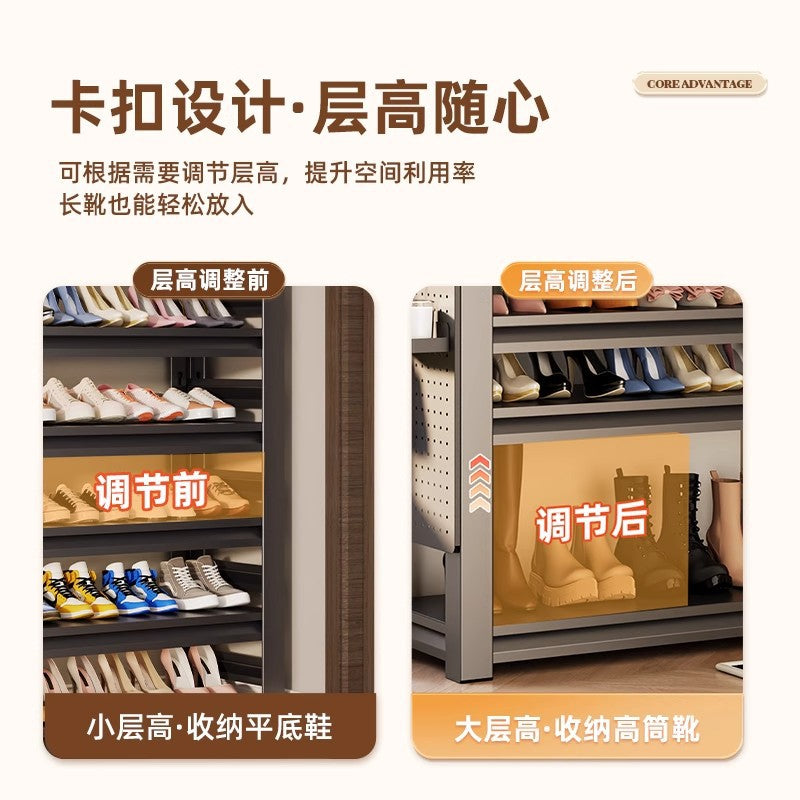 Household Steel Shoe Rack – Multi-Layer Storage