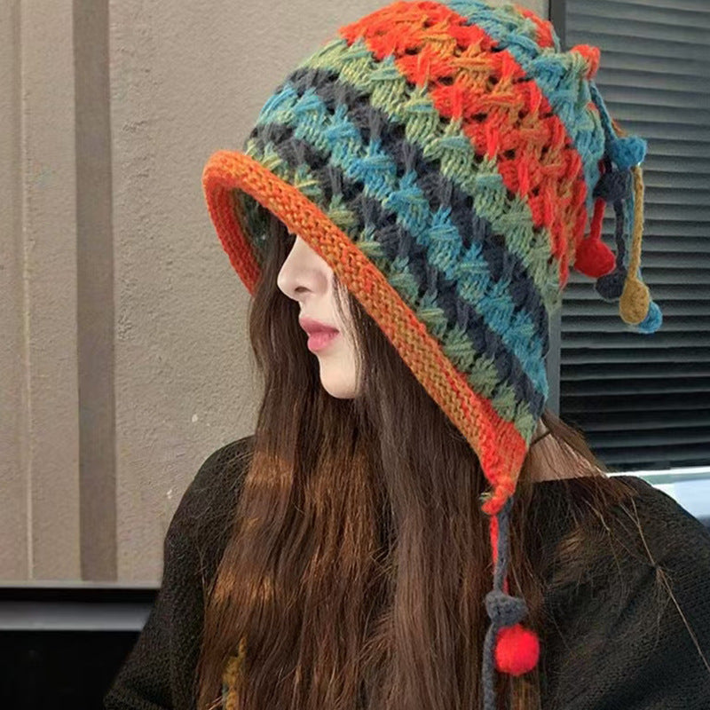 Japanese Tassel Wool Cap