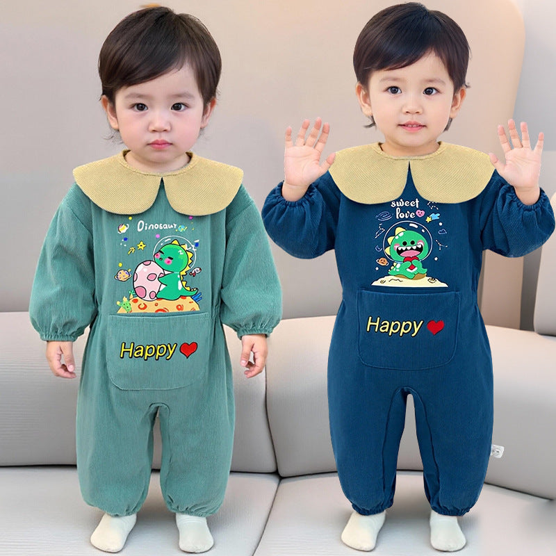 Baby Winter Crawling Suit Protective One Piece Warm Clothing