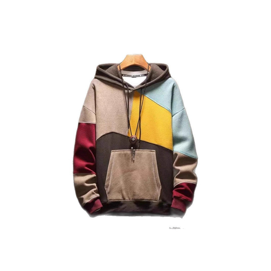 Men’s Plush Hoodie | Autumn Winter Loose Casual Couple Sweatshirt