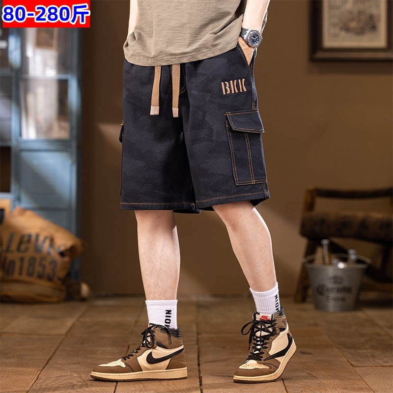 Camouflage Retro Workwear Shorts – Trendy & Durable