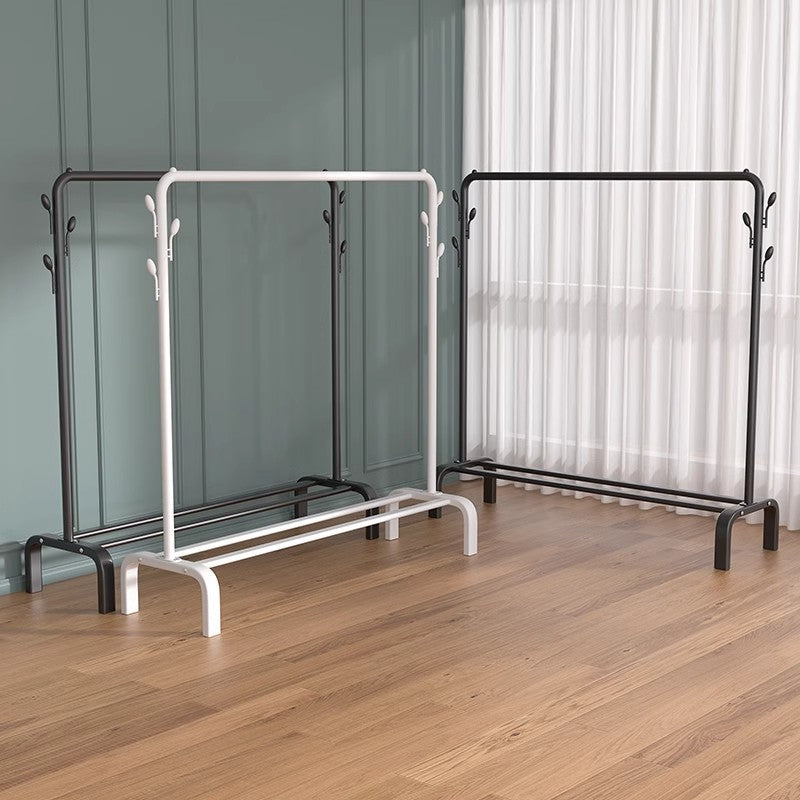 Folding Clothes Rack – Floor-Standing Single & Double Pole Hanger