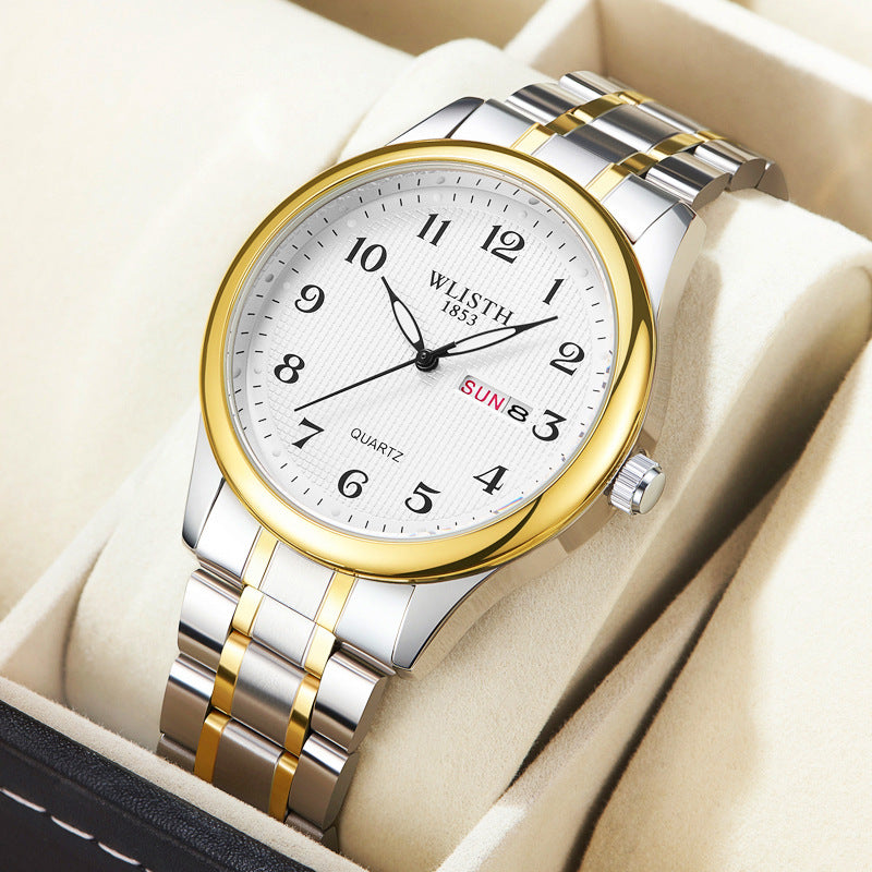 Volis Quartz Digital Watch – Luminous & Elder-Friendly Design