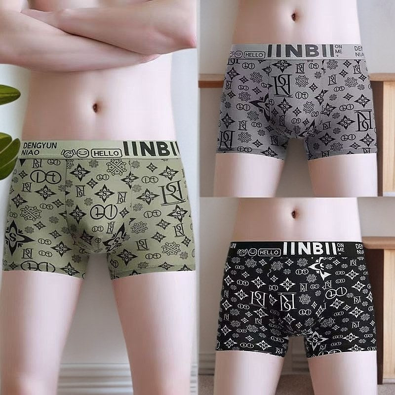 Personalized Men’s Antibacterial Boxer Shorts - Pack of 4