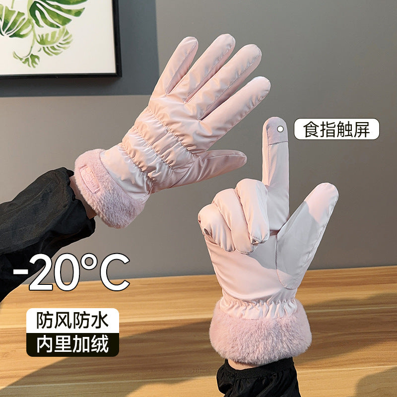 Fashionable Womens Velvet Touch Screen Winter Gloves ProXUX!
