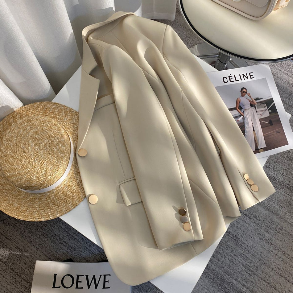 Chanel Style Casual Loose Small Suit Jacket for Women