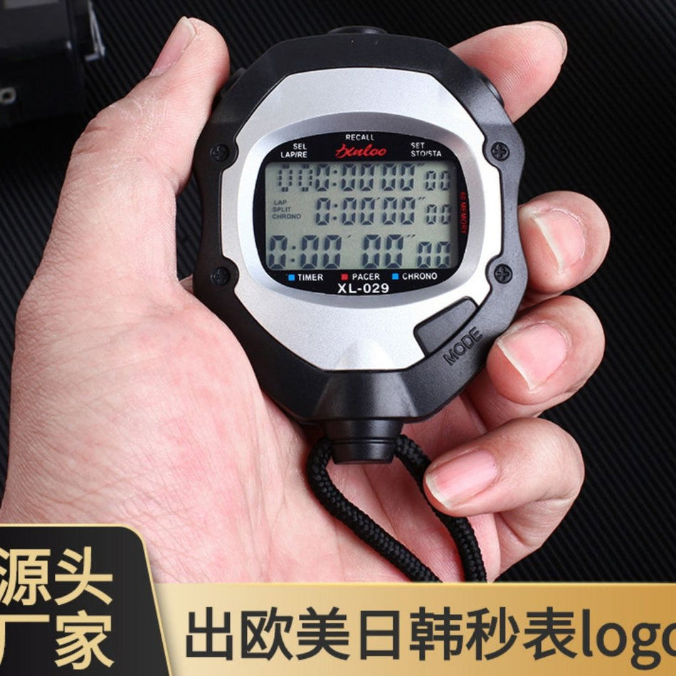 Multifunctional Electronic Stopwatch Three-Row Multi-Channel
