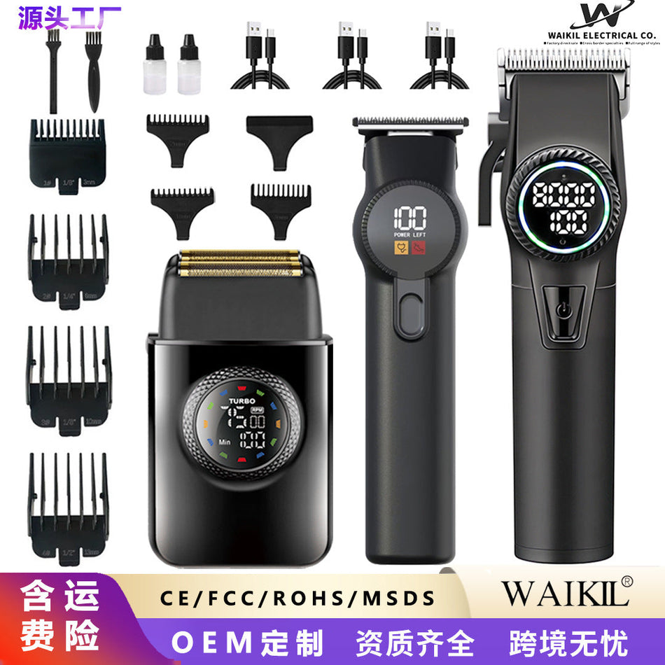3-in-1 Hair Clipper, Shaver & Trimmer Grooming Set