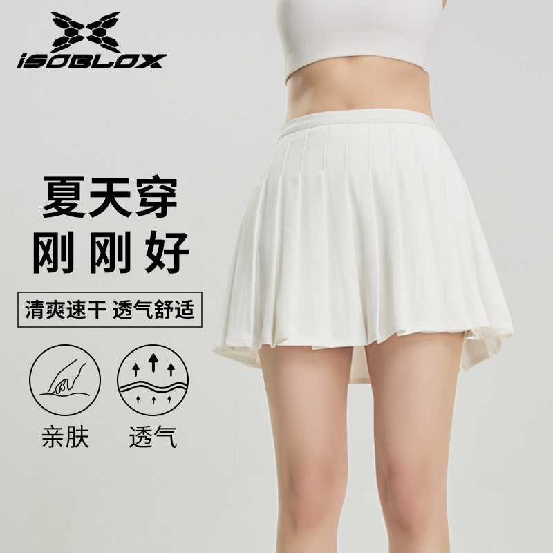 High-Waist Slimming Pleated Skirt – Spring & Summer