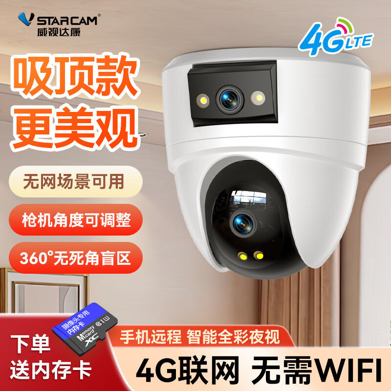 360° HD Hemisphere Home Security Camera with WiFi