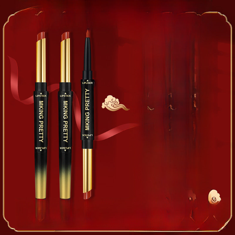MKING Double Lipstick & Liner – Velvet Matte Finish
