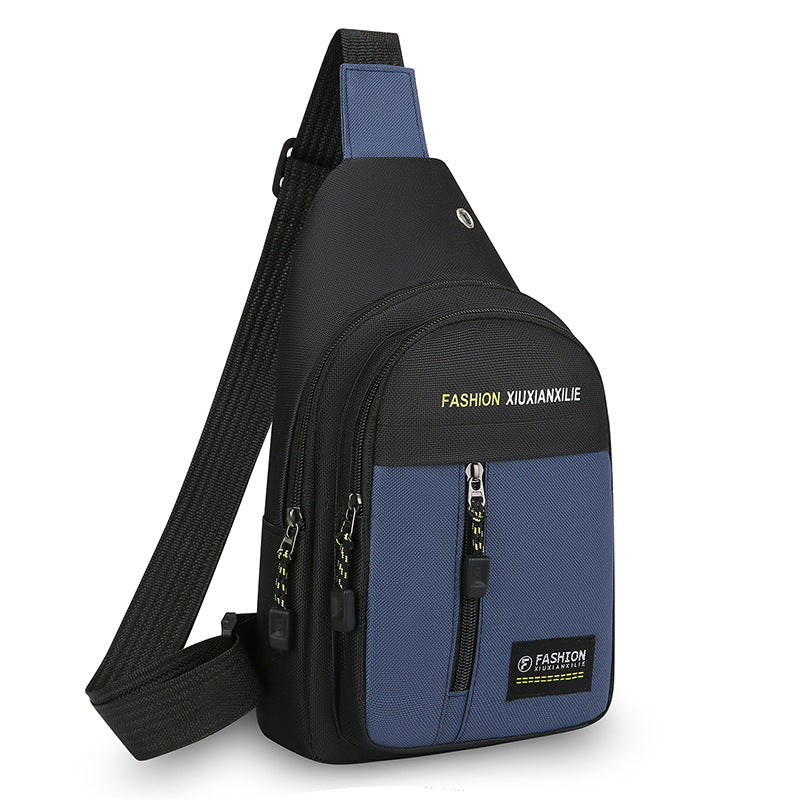 Men's Large Capacity Casual Crossbody Chest Bag