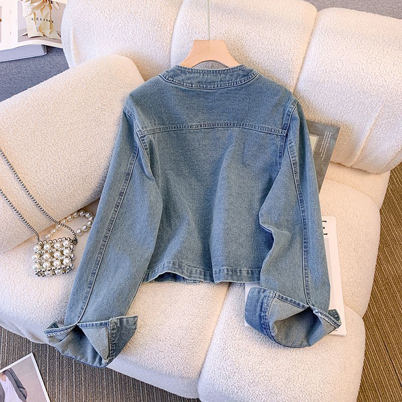 Loose Slim Denim Jacket for Women