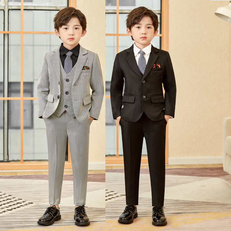 Boys Performance Suit Korean Style Spring Autumn Wear