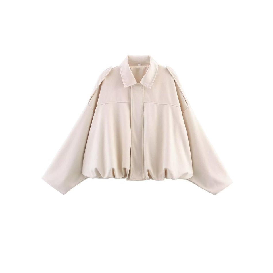 Women’s Suede-Effect Bomber Jacket