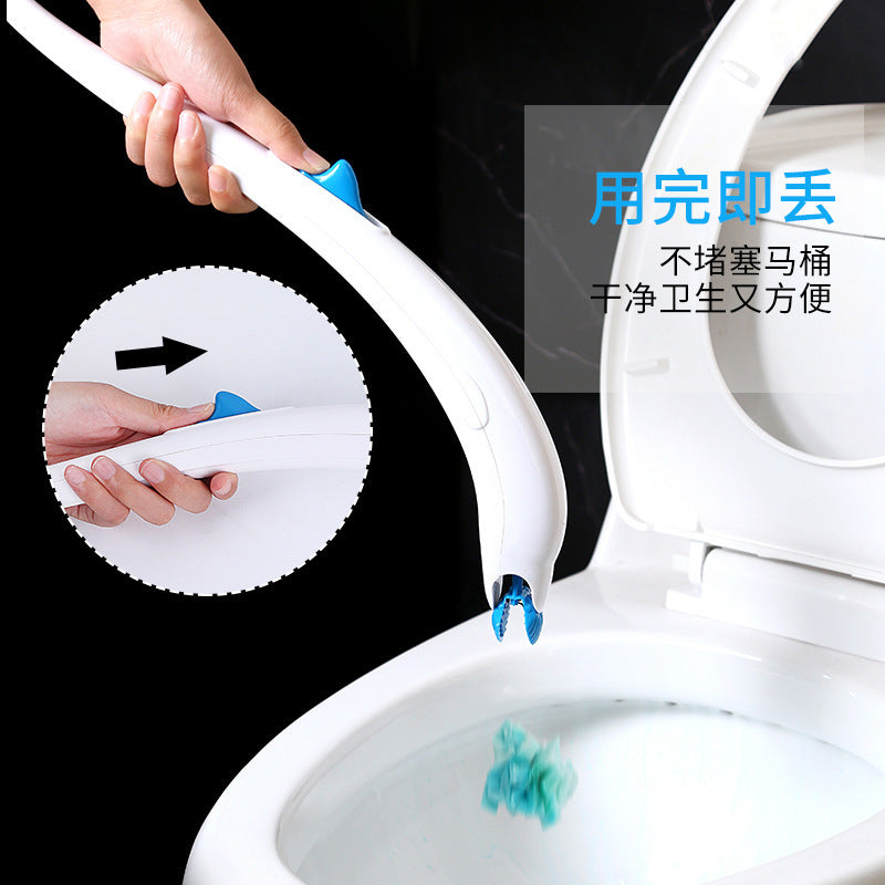 Disposable Japanese Toilet Brush No Dead End Household Set