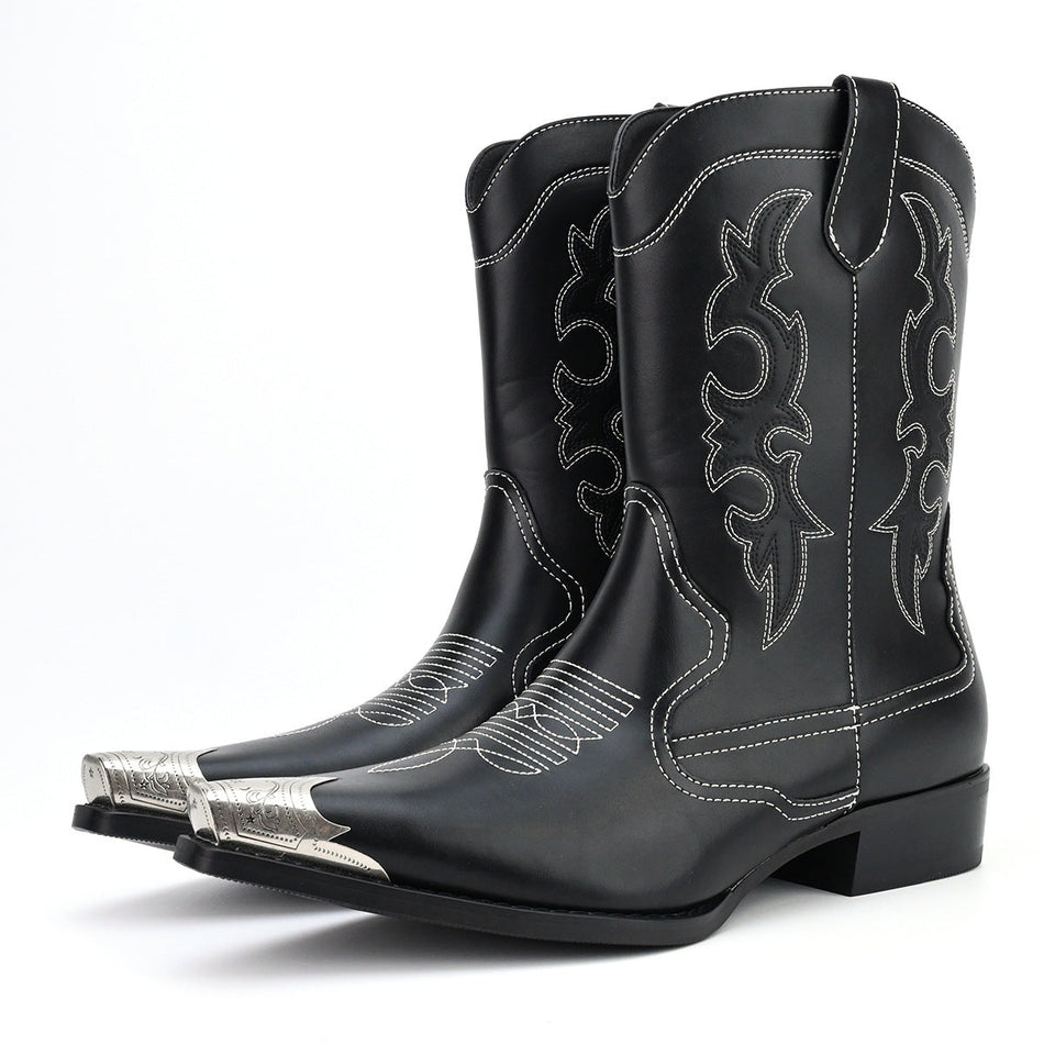 INSTOCK- Cowboy Boots for Men 2025 | Vintage Embroidery