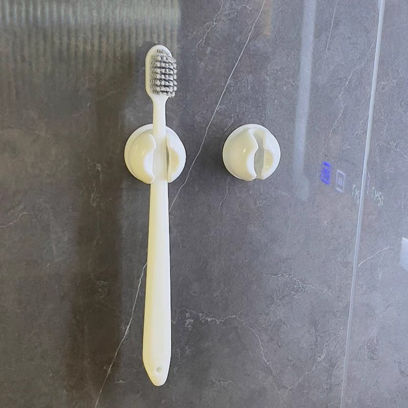 Suction-Type Wall-Mounted Toothbrush Holder