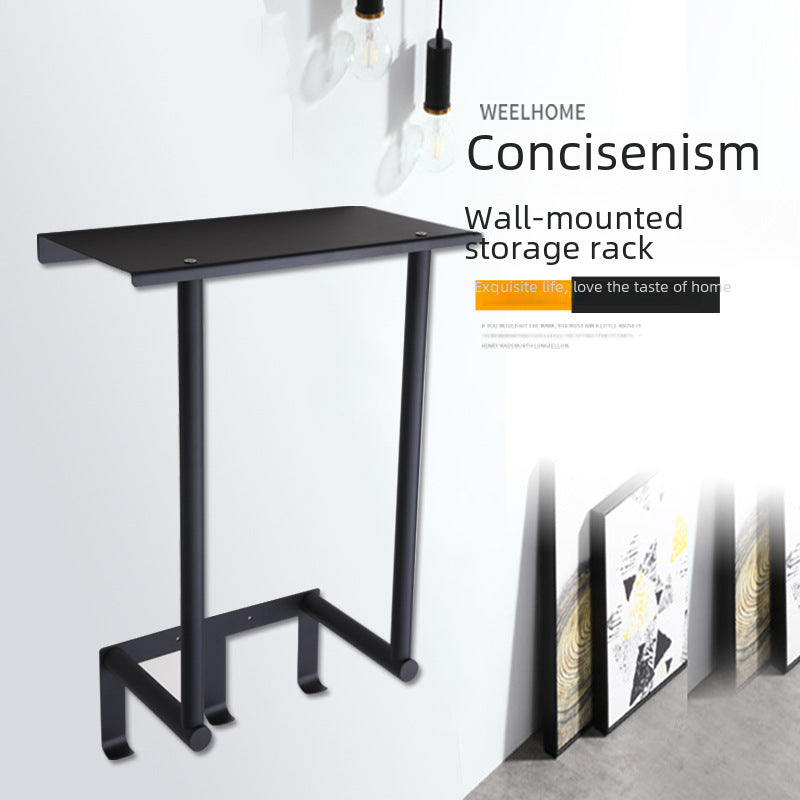 Metal Towel Rack – No-Drill Wall Storage Organizer