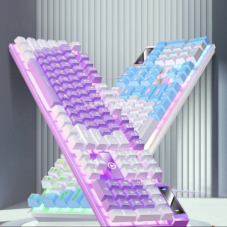 Silver Eagle K500 Mechanical Feel Keyboard Set