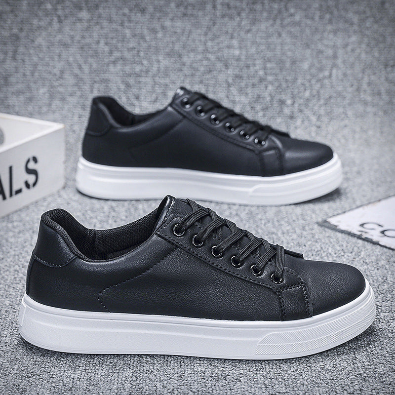 2025 Summer Men's White Sneakers, Trendy & Comfortable