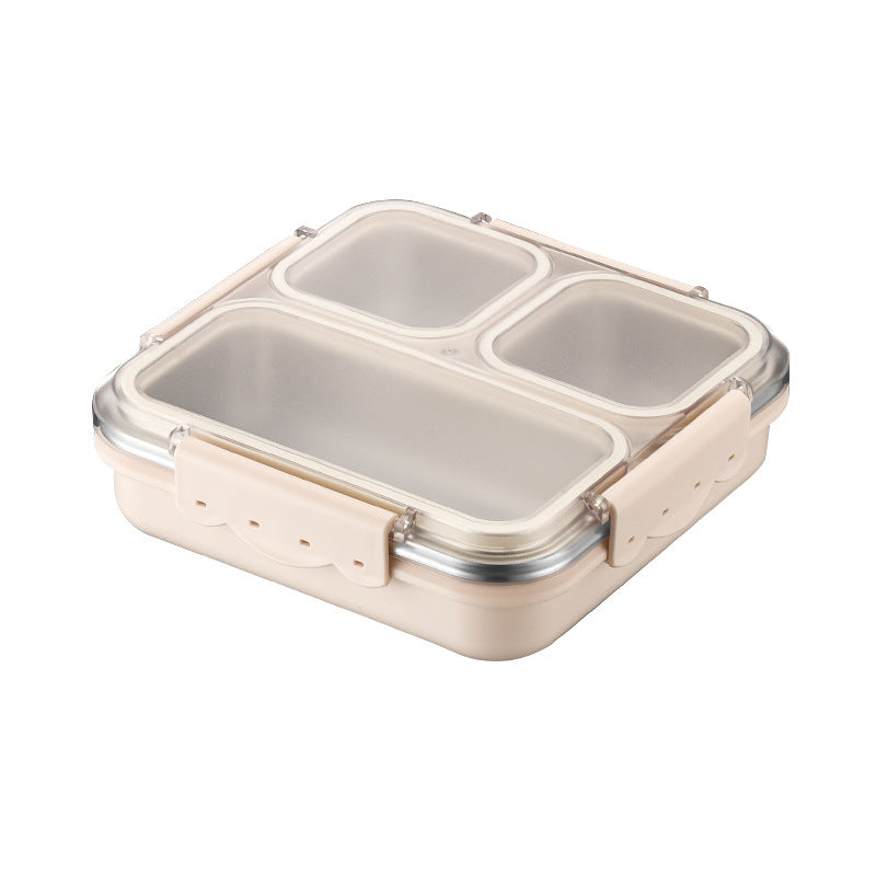 316 Stainless Steel Partitioned Insulated Microwave Lunch Box
