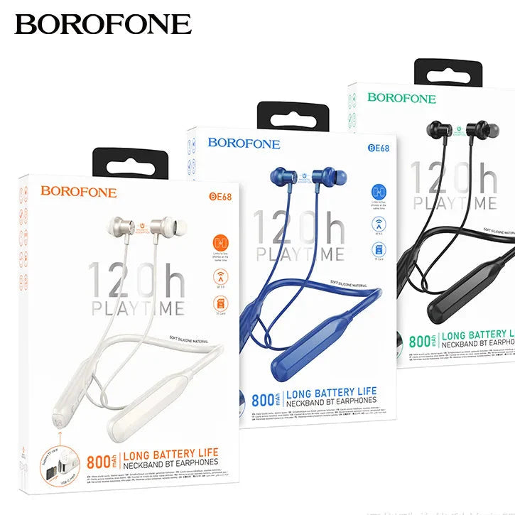 BE68 Neck-Hanging Bluetooth Headset – Magnetic & Long Life