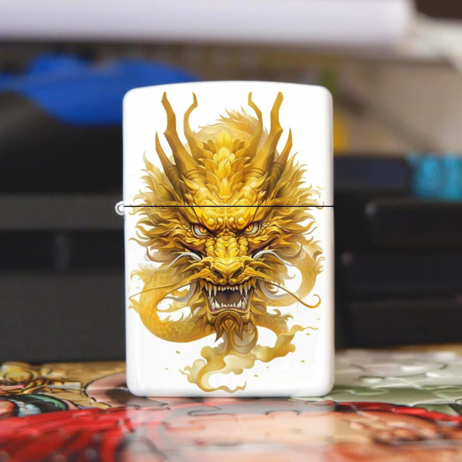 Dragon Year Kerosene Lighter – Auspicious Metal Gift