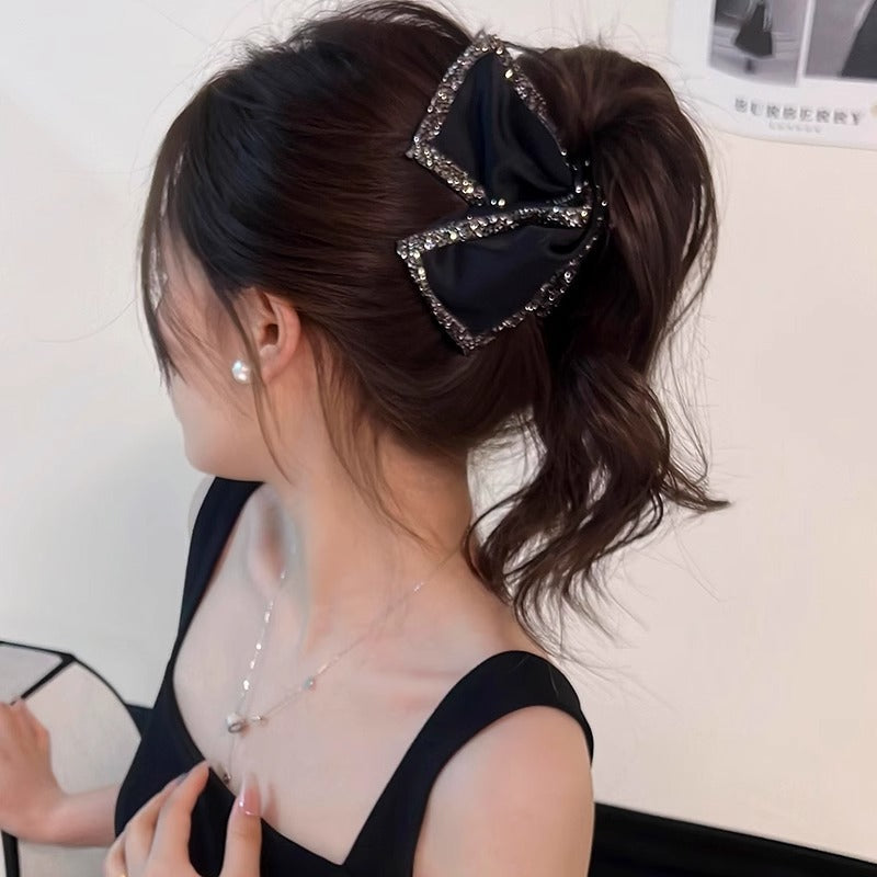 French Hepburn Style Shark Clip for Women  Elegant Hairpin