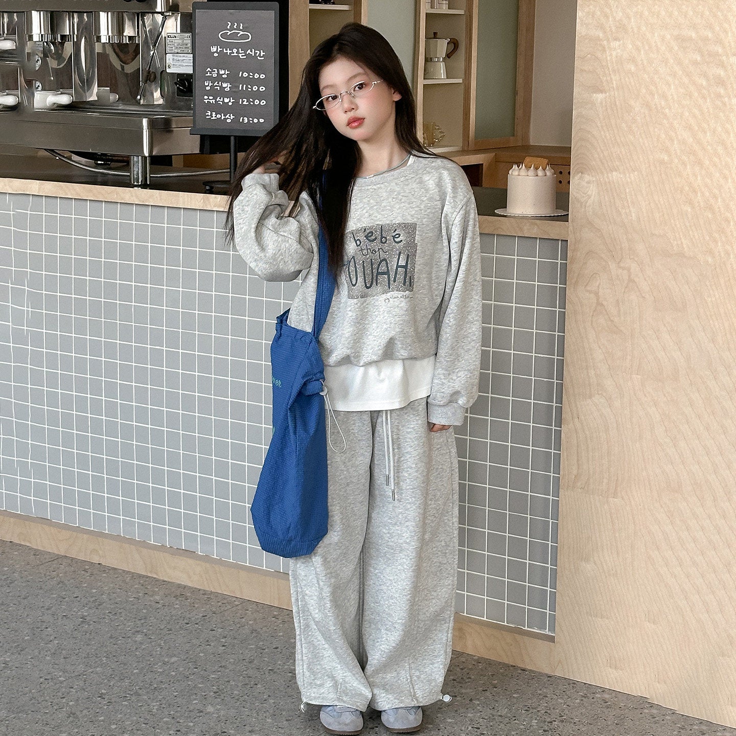 Girls Patchwork Sweater Set – Spring Autumn Outfit – Outfit Sets – Image 6