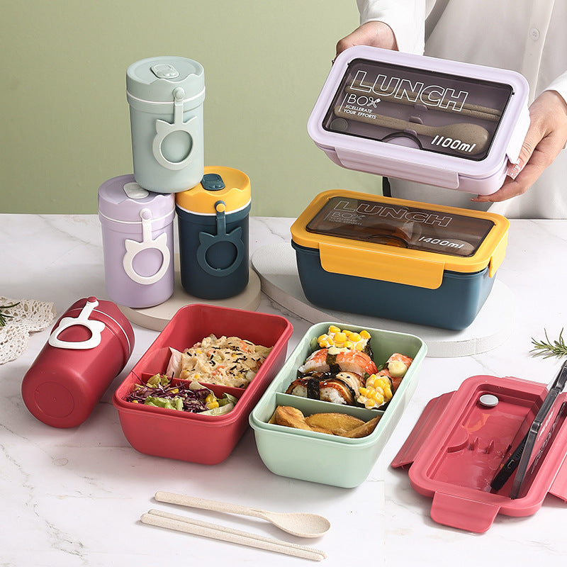 Heated Insulated Lunch Box – Microwave Safe & Leak-Proof