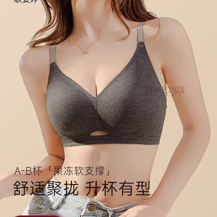 INSTOCK-Soft Push-up Jelly Bra – Traceless Anti-Sagging Support