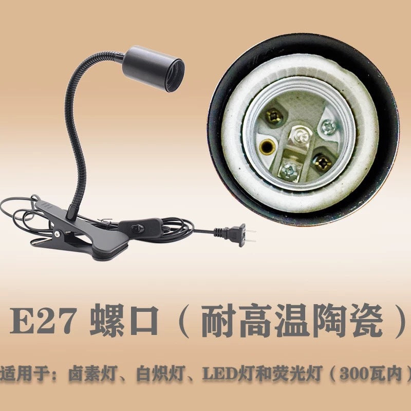 E27 Large Screw Ceramic Lamp Holder Threaded Bulb Base