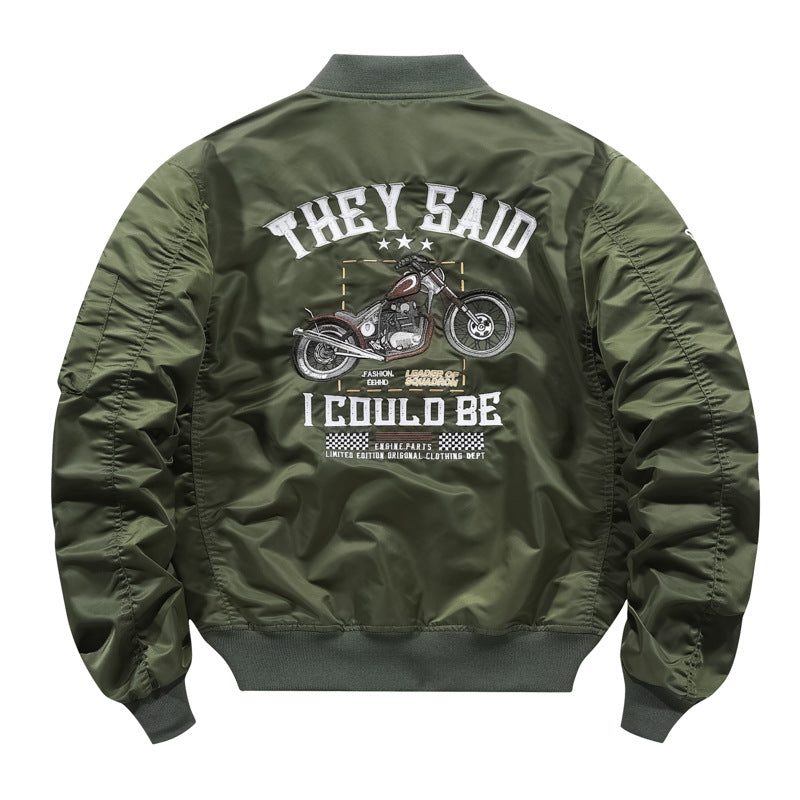 Men’s MA1 Aviator Jacket for Spring & Autumn Wear