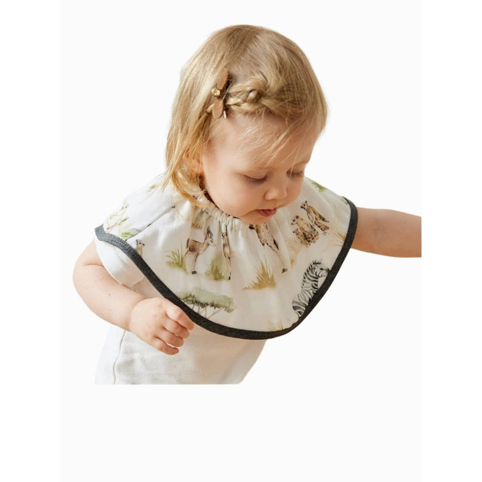 360° Bamboo Cotton Baby Bib – 4-Layer Soft Gauze