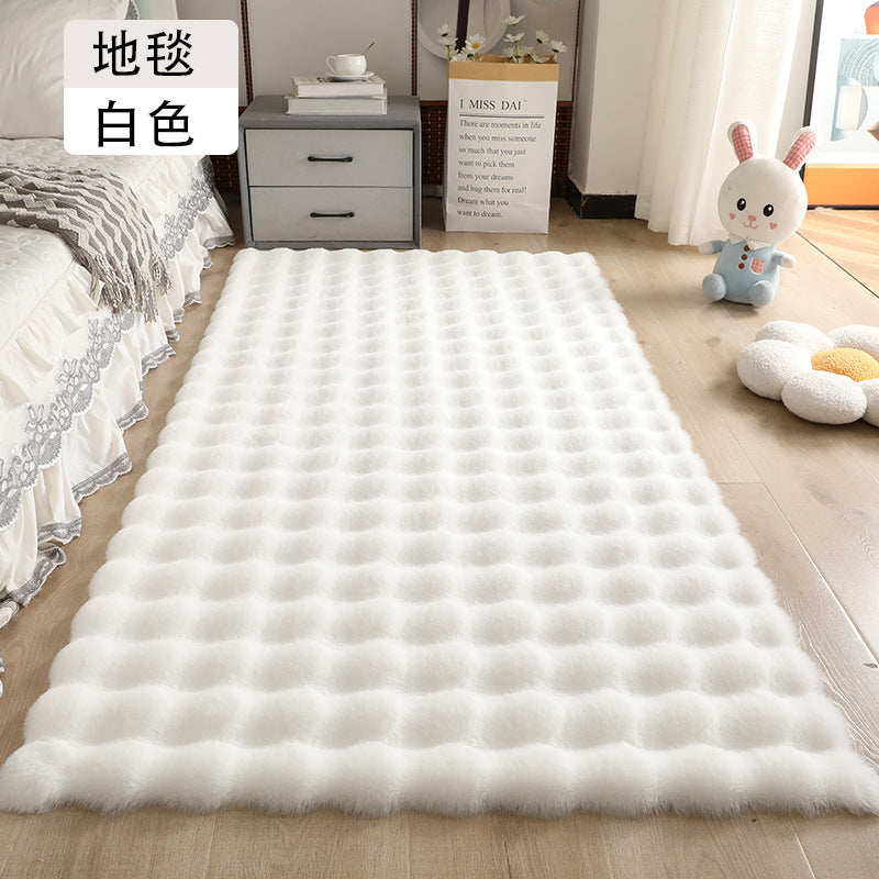 Bubble Velvet Imitation Rabbit Plush Thickened Carpet