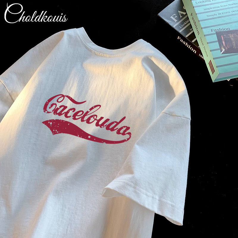 Men’s Heavy Cotton T-Shirt - Summer Loose Fit 2025