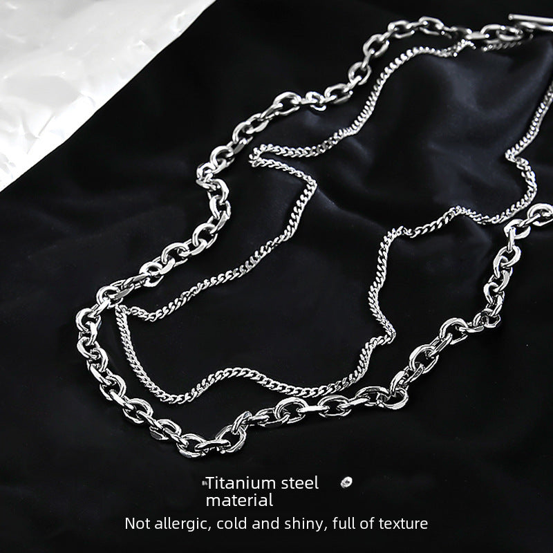 STOCK-Men’s Clavicle Chain – Trendy Fashion Necklace 2025