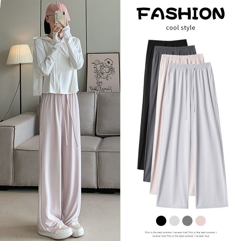 Pink Ice Silk Sun Pants