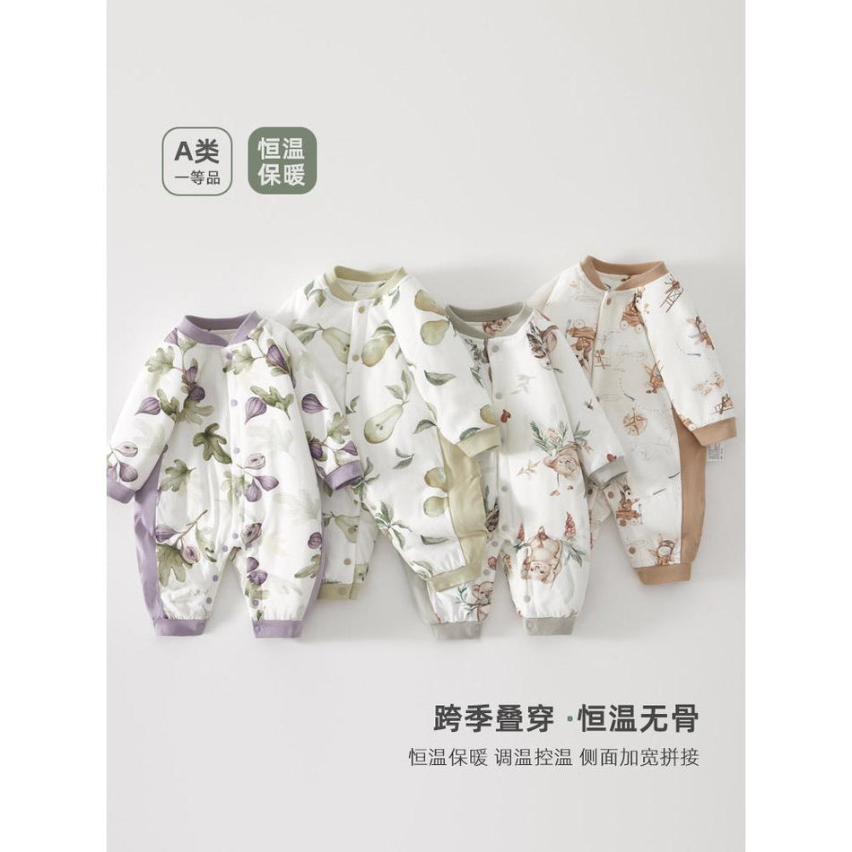 Baby Constant Temperature Cotton Warm Autumn Winter Jumpsuit