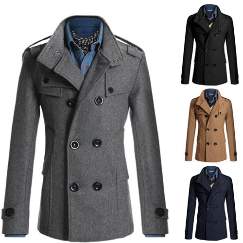 Upgraded European Size Wool Windbreaker