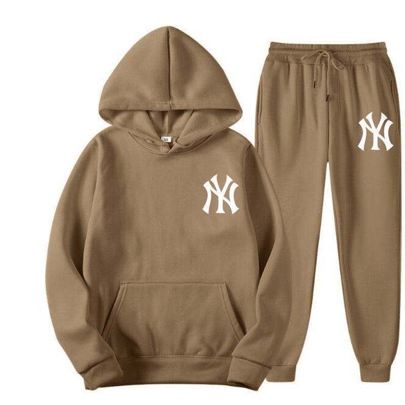 INSTOCK-Men’s Hooded Pullover Tracksuit – Active Fit & Style