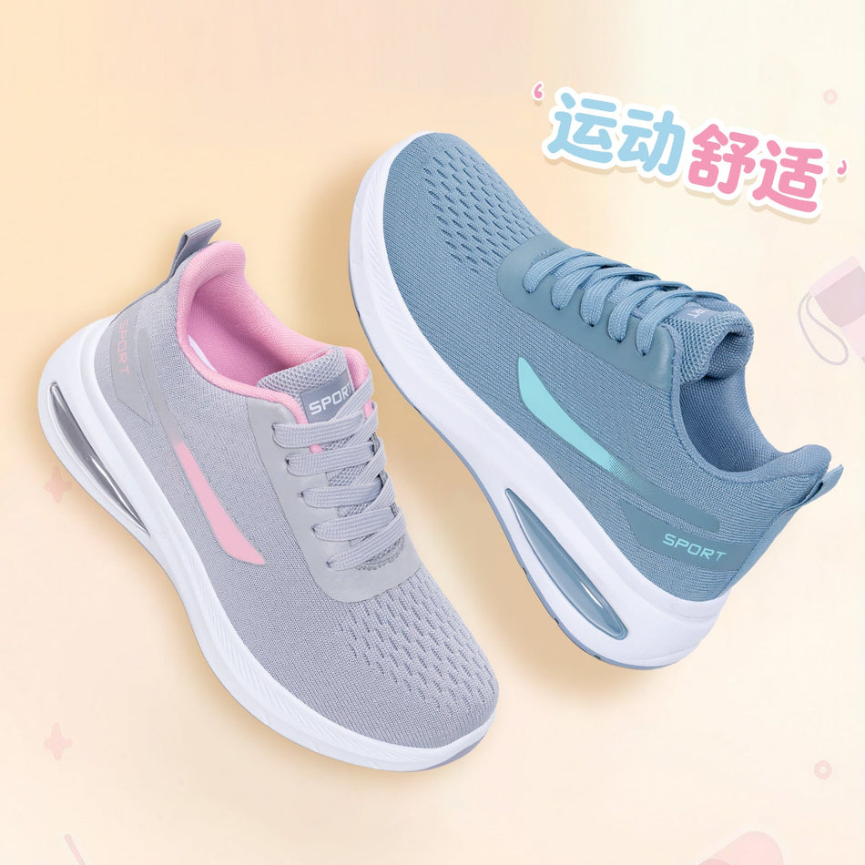 Women's Spring Lightweight Flying Woven Breathable Sneakers