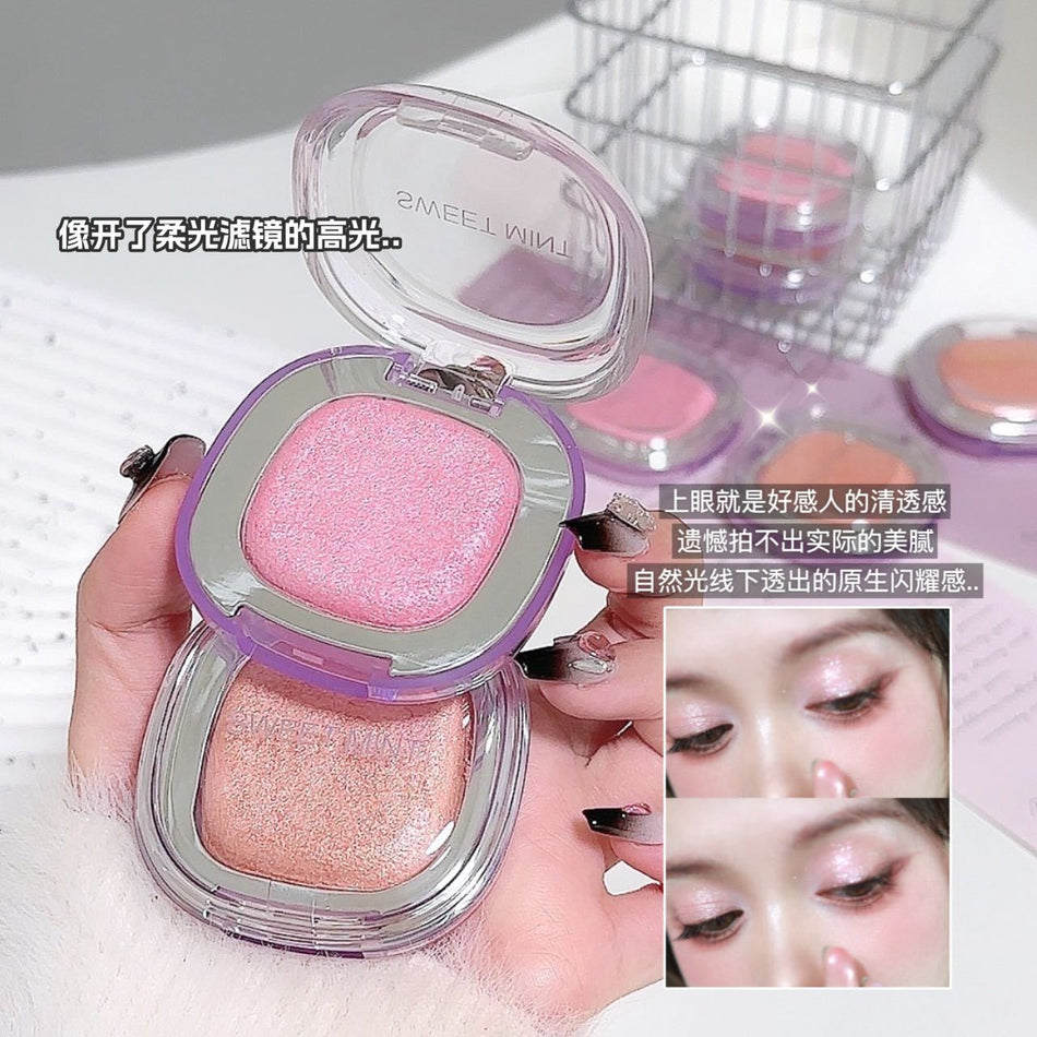 Sweet Mint Pearlescent High-Gloss Eye & Face Palette