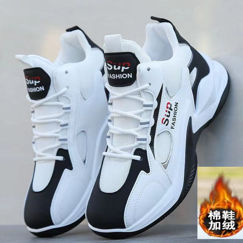 Men’s Velvet High-Top Breathable Height Shoes